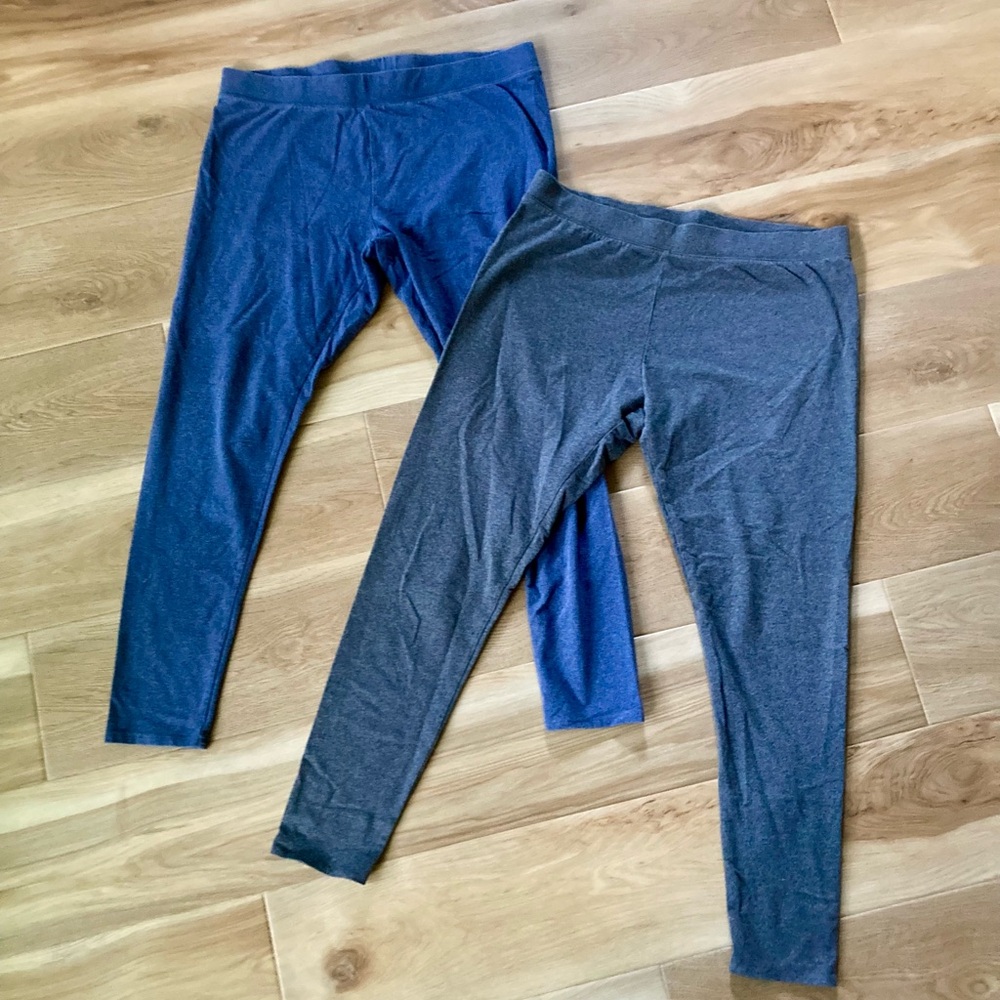 Bundle 2 L L Bean women’s leggings size L